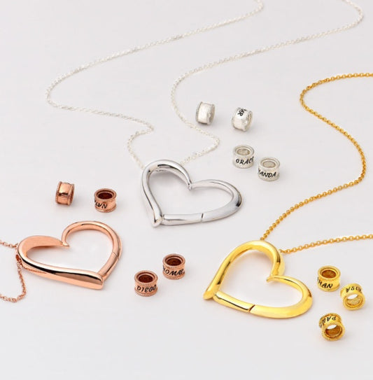 Personalized Heart Necklace - For the One Who Means Everything